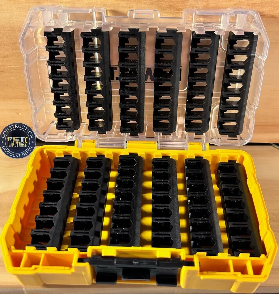 DeWalt Tough Case Bit Holder Storage Bundle See Description for Inclusions