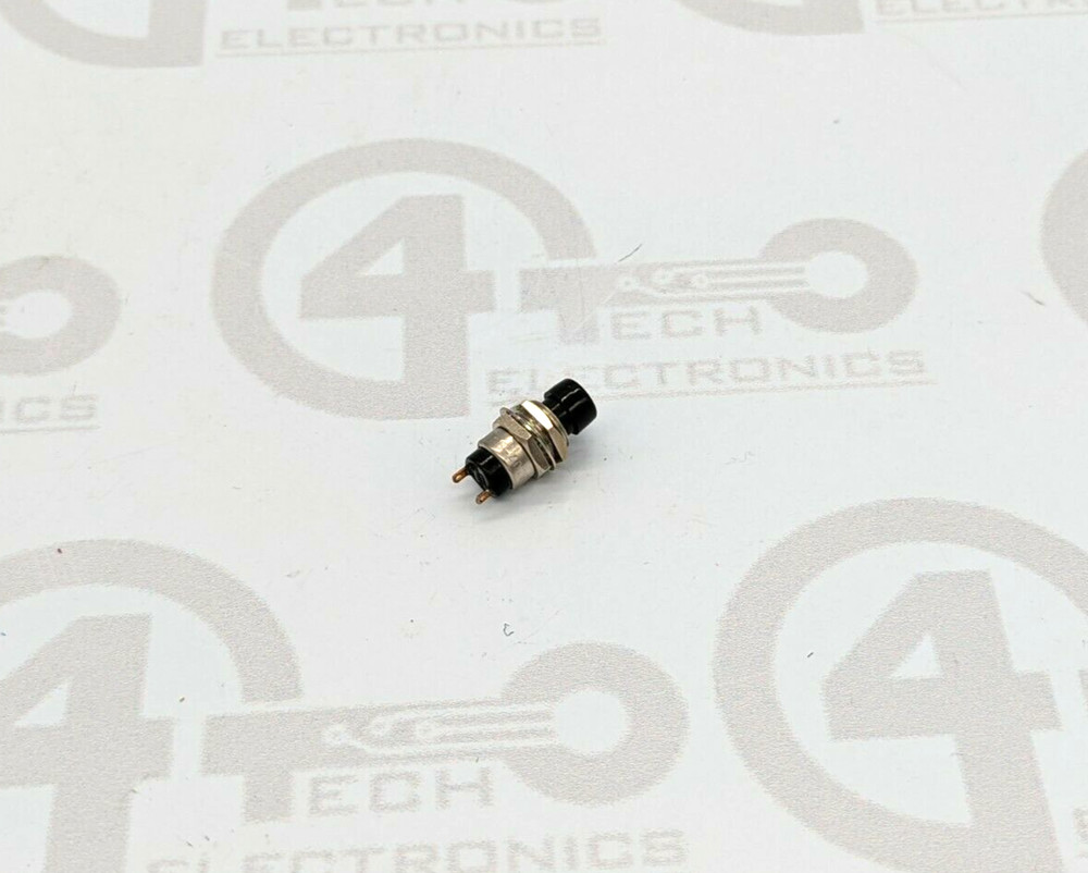 Universal Instruments Black Push Button Switch CE00-60-04542