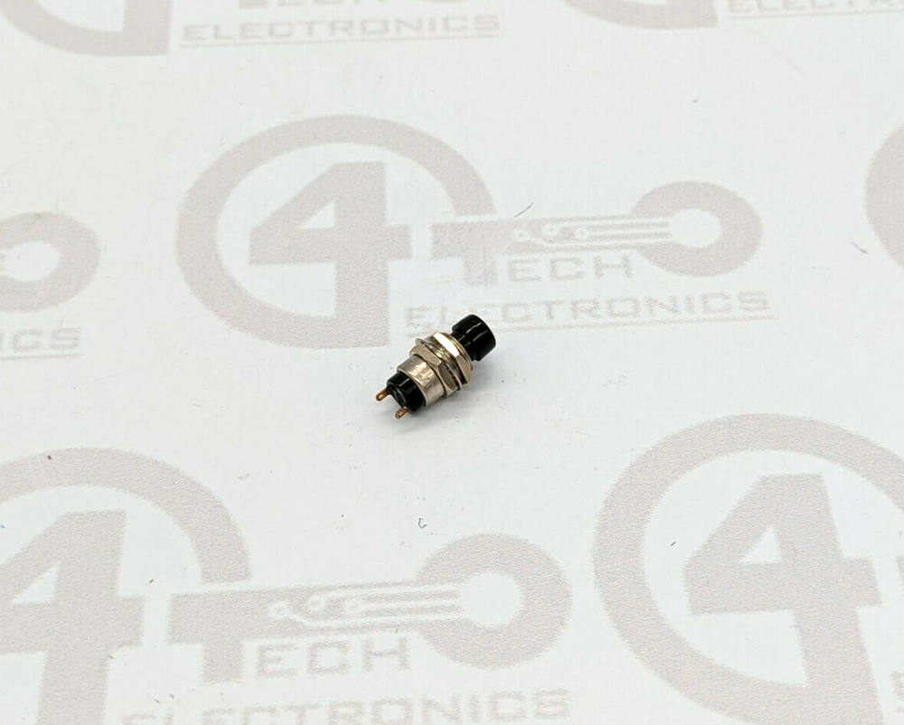 Universal Instruments Black Push Button Switch CE00-60-04542