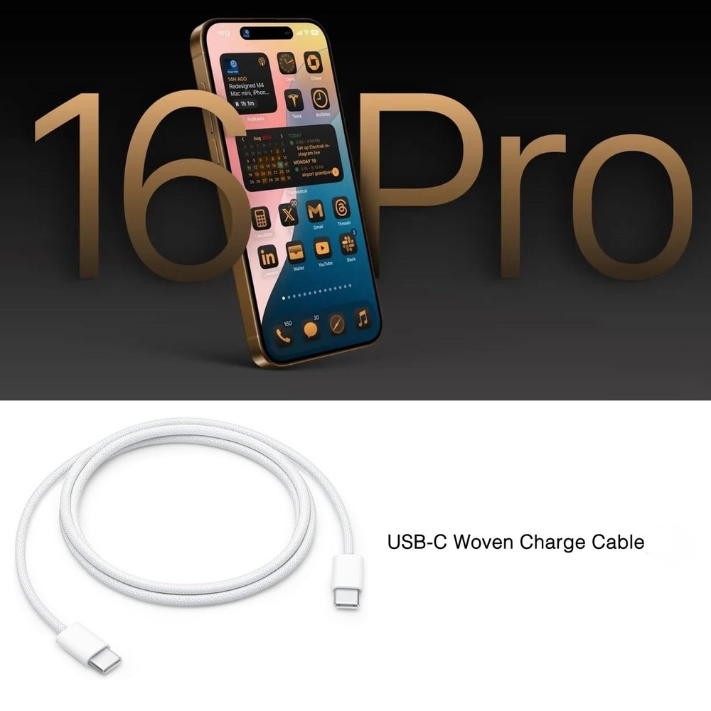 3FT For iPhone 15 16 Pro USB-C to USB-C Cable Fast Charger Type C Charging Cord