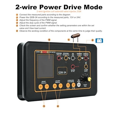 QDB-3A Ignition Coil Tester, Drive Automobile Ignition Coil Tester Tool,