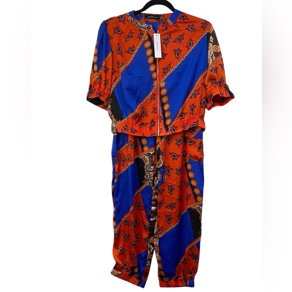NWT Goodtimes USA Two pc Silky Jogger Set