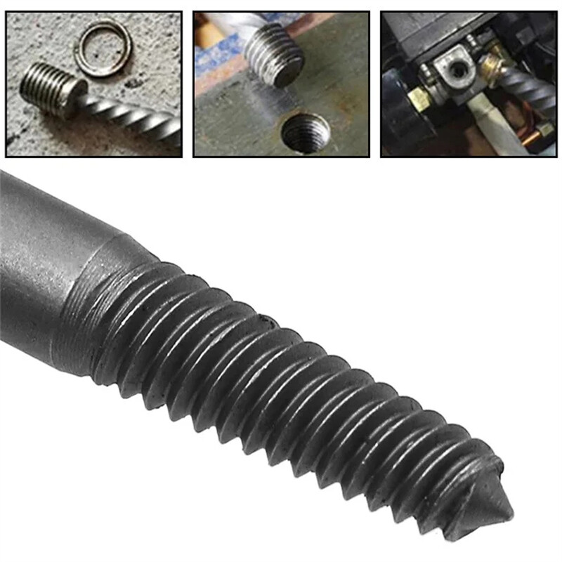 6pcs Fast Damaged Broken Bolt Remover Screw Extractor Speed Out Drill Bits Tool