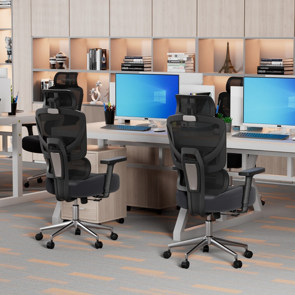 Ergonomic High Back Home Office Computer Desk Chair Mesh Rolling Work Task Chair