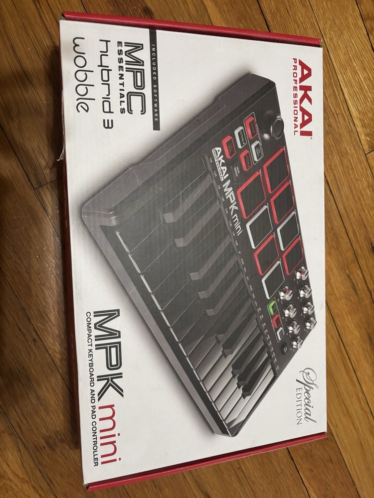 Akai MPK Mini Keyboard Controller Special Edition - Black on Black