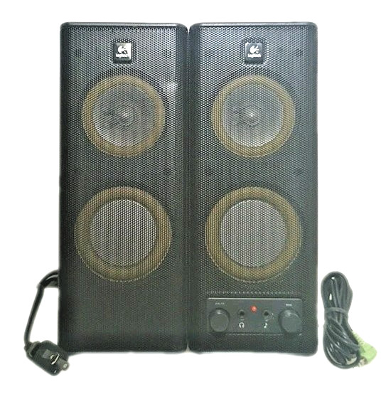 Logitech ~ X-140 PC Speakers ~ Work Perfect