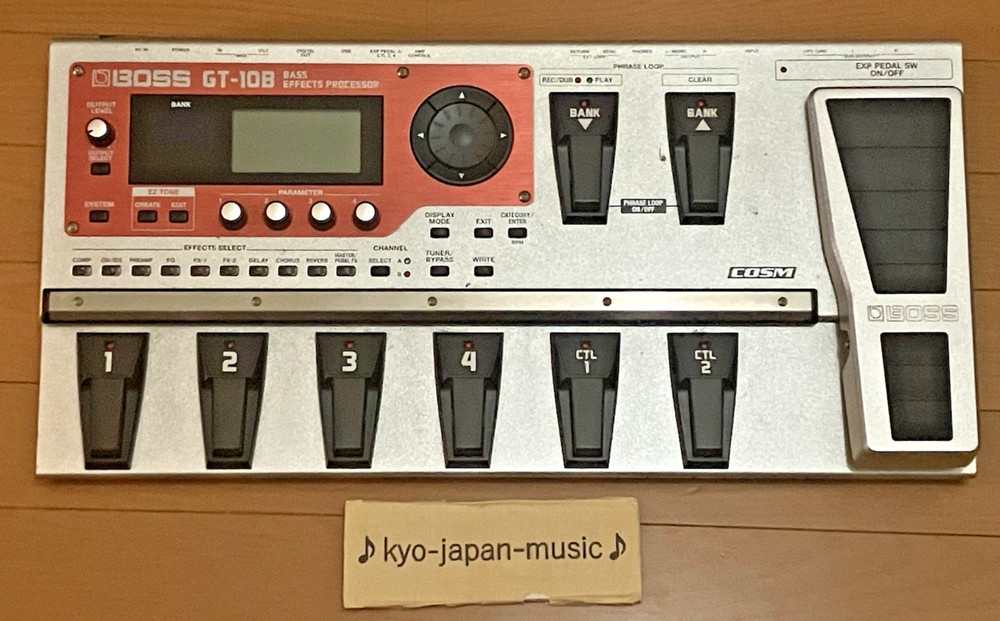 Boss GT-10B Bass Effects Processor Multi Effects Used From Japan