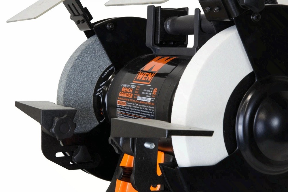 WEN̶ BG4280 8 Inch Bench Grinder Variable Speed 5 Amp Work Light