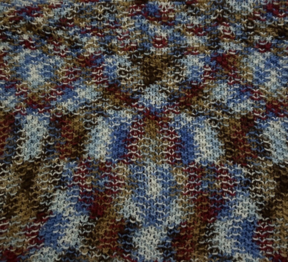 Crocheted Handmade Throw 60x72” EC