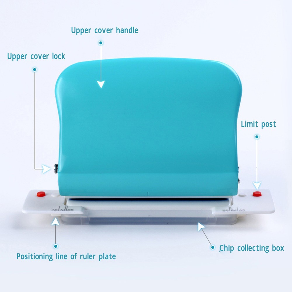 Portable Paper Binding Machine Punch Tool For A4 A5 A6 A7 For