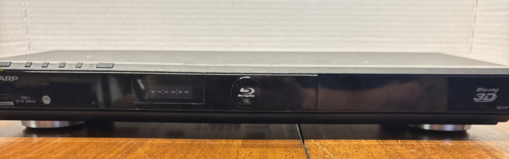 Sharp Aquos 3D Blu-Ray Disc Player BD-HP75U- Tested- No Remote