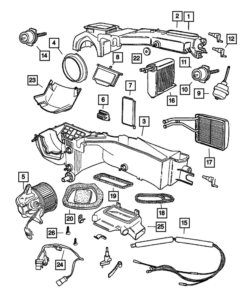 Genuine Mopar Blower Motor Resistor 4864957