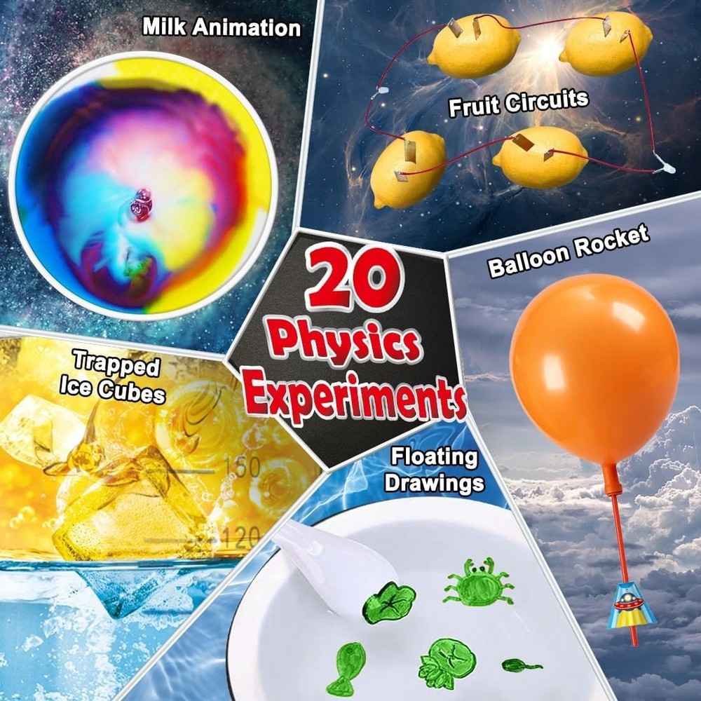 Interactive 70 Lab Experiments Science Kit for Kids - A Fun Learning Tool