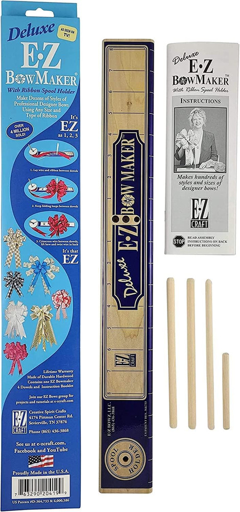Deluxe EZ Bowmaker - Bow Making Tool - Crafting Bowmaker - Professional Designer