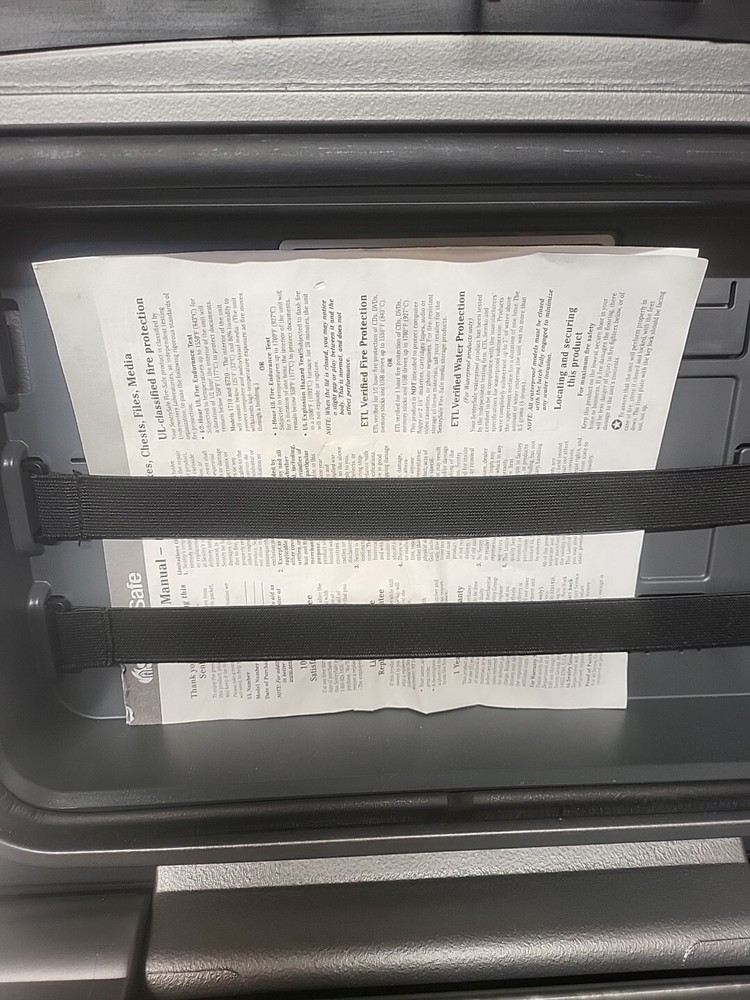 Sentry Safe Box, Fireproof Waterproof, File Folder and Document Safe