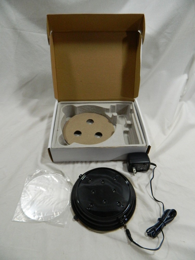 Light Up Display Black Stand Multicolored Illuminated Base