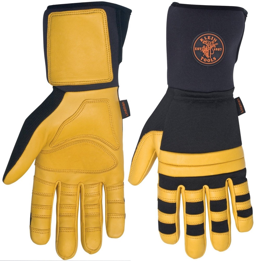Klein Tools 40082 Lineman Work Gloves, Large