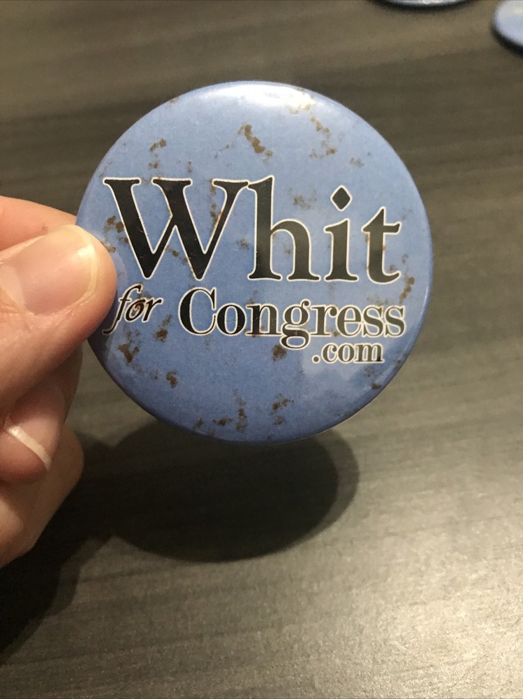 Whit For Congress Button