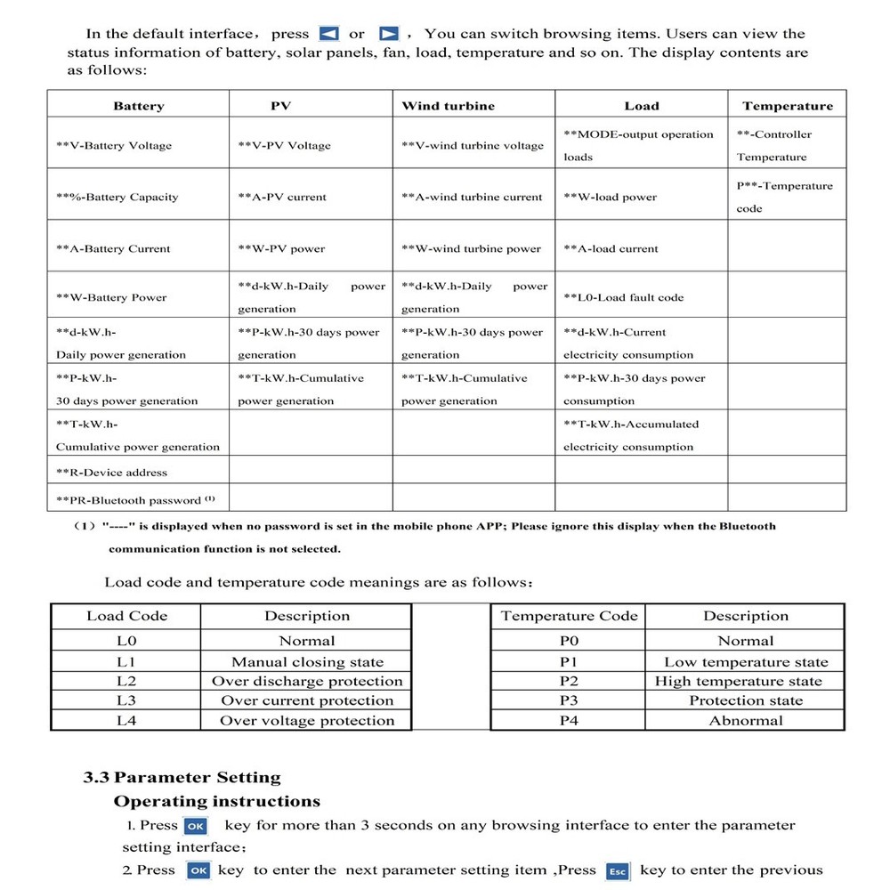 Smart Bluetooth Power Controller Solar Wind Generator Transfer Switch 12/24/48V
