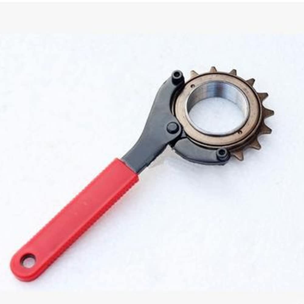 Duoduole 1 PCS Bottom Bracket Tool Adjustable Pin Spanner 6.4*0.78*0.23", Red