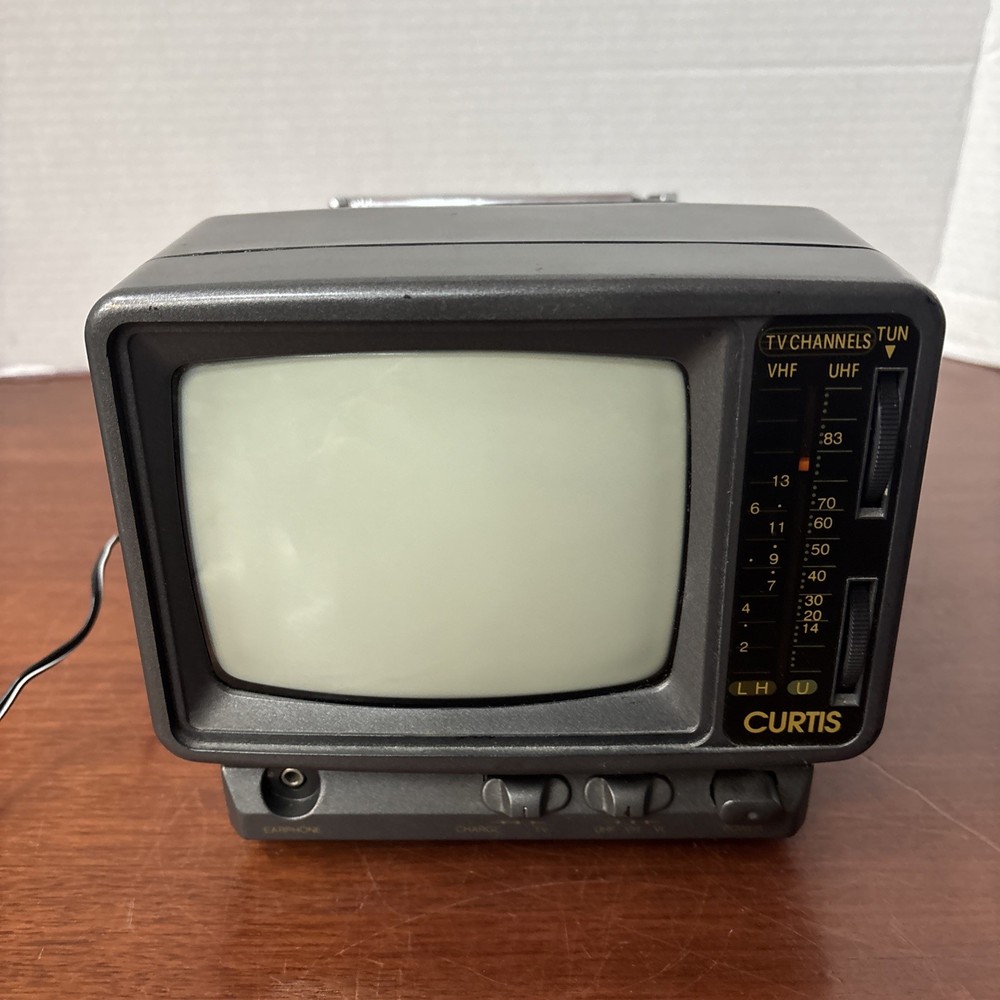 Curtis 5” Black & White TV RT055 ***Working