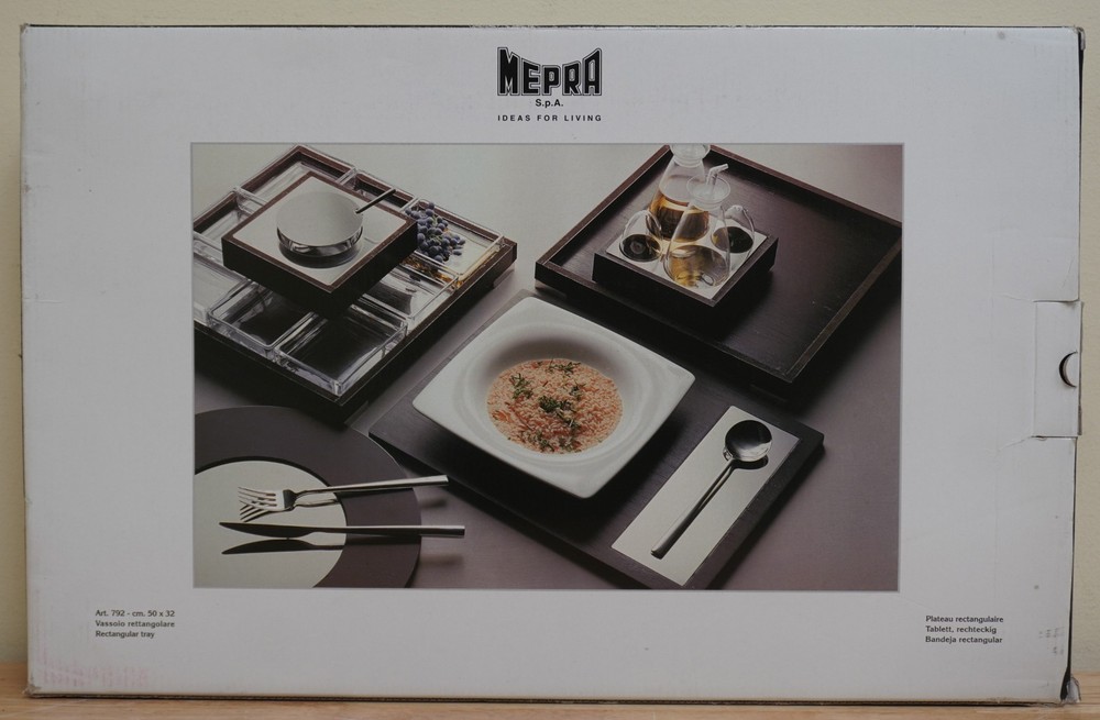 New Mepra SPA Rectangular Serving Platter Tray 50x32 White