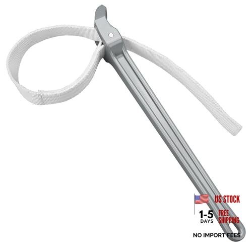 Strap Wrench, 18-inch Handle Adjustable Strap Wrench, Nylon Strap Pipe Wrench