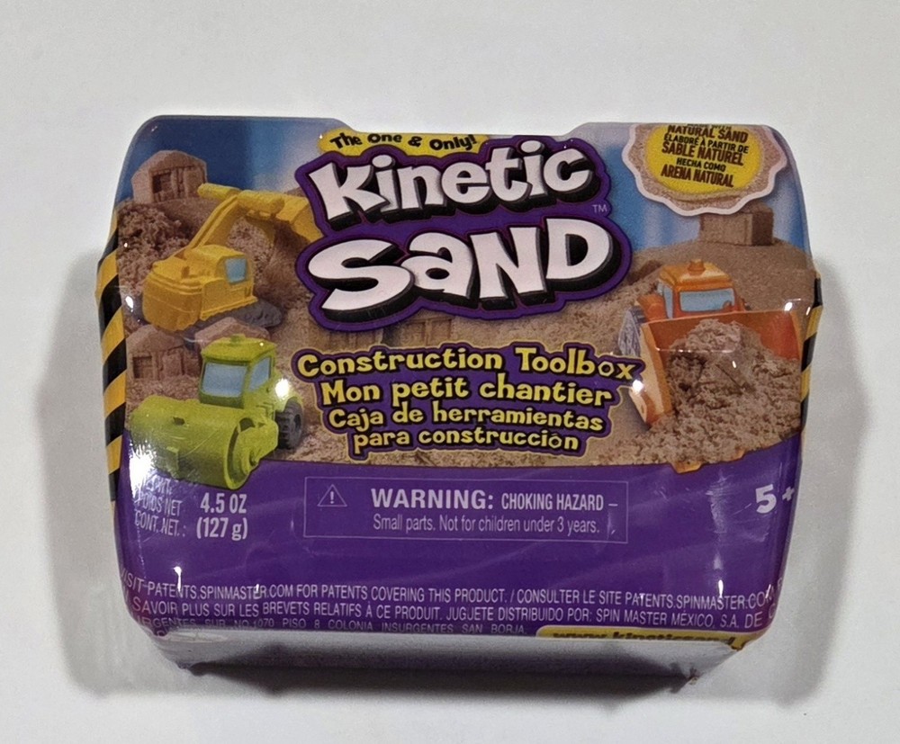 Kinetic Sand Construction Toolbox