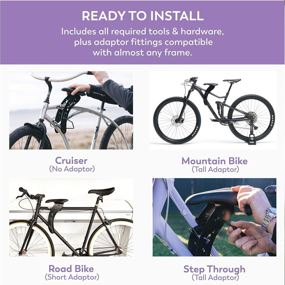 Interactive Front-Mounted Kids Bike Seat