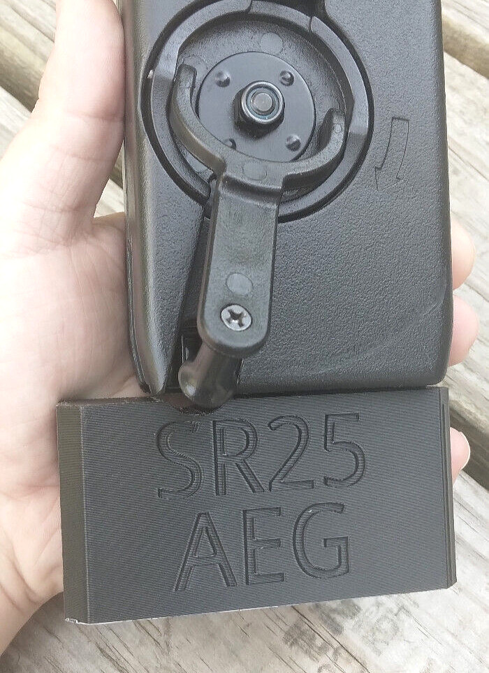 Airsoft JG SR25 AEG Odin Speedloader Adapter (Black)