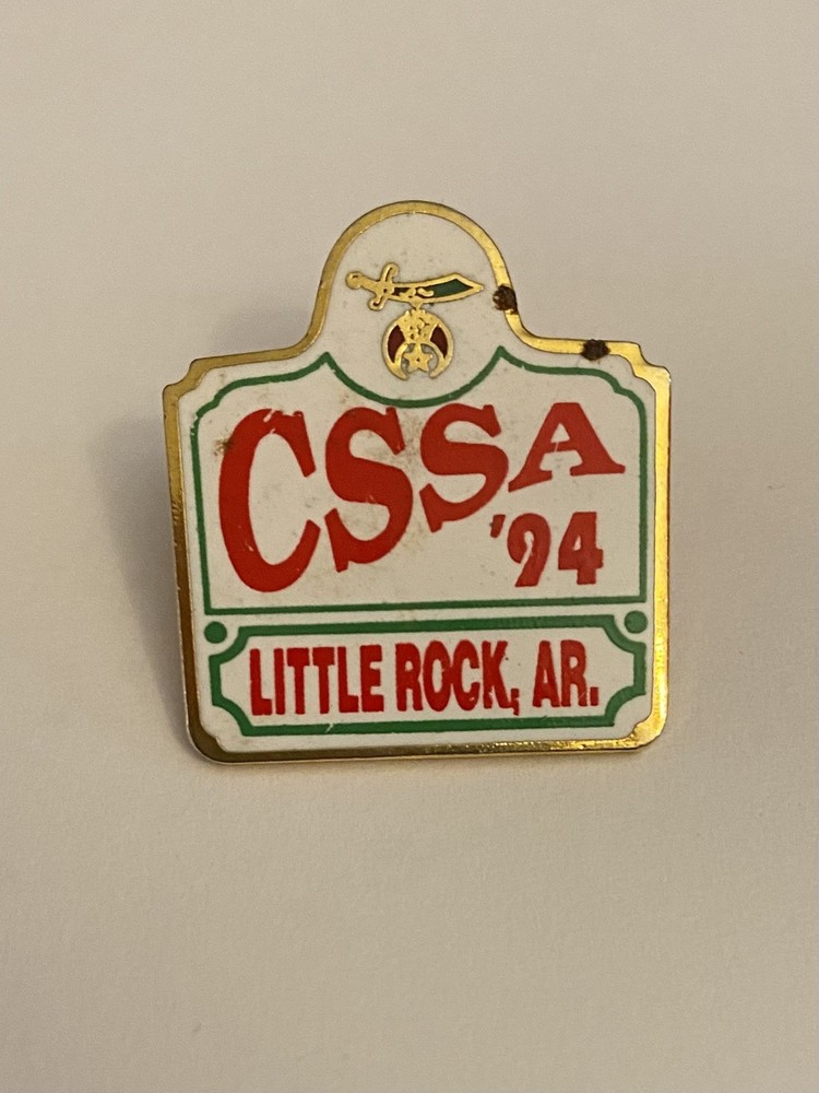 Shriners CSSA ‘94 Little Rock AR Lapel Pin P138