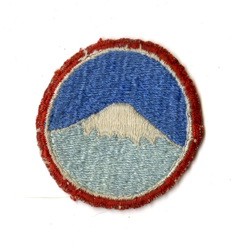 US Forces Far East White Back Patch Cut Edge Vintage
