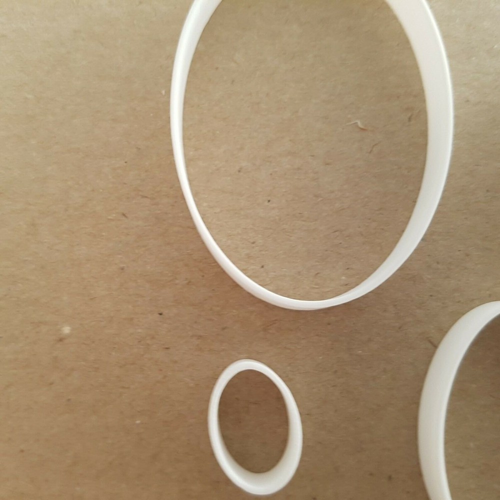 Oval Egg Shape Mini Fondant Cutter Small Sugarcraft Icing Basic Tiny Sharp