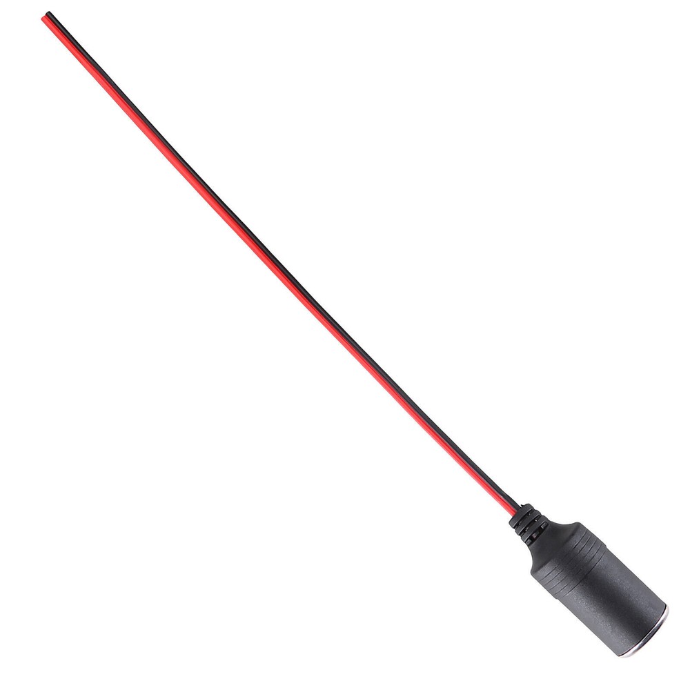 DC 12-24V Car Cigarette Lighter Female Socket Power Plug Connector Adapter Cable