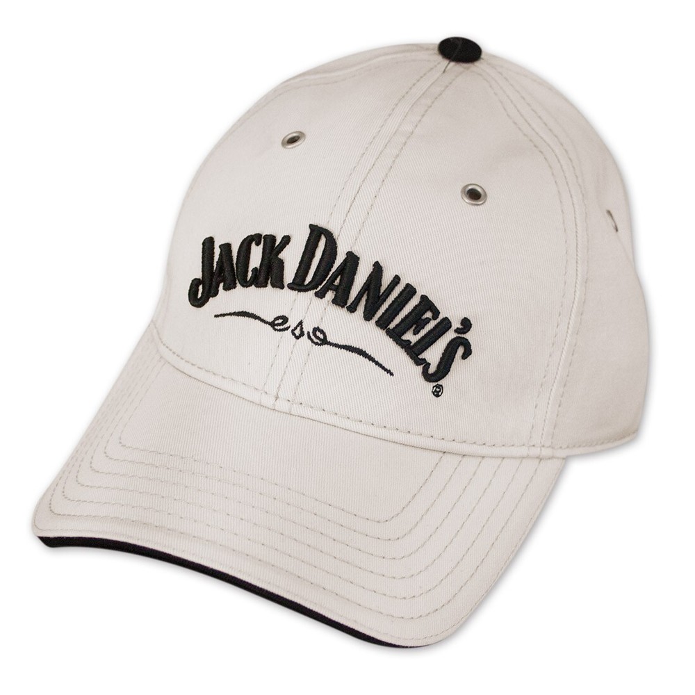 Jack Daniel's Adjustable Ivory Hat White