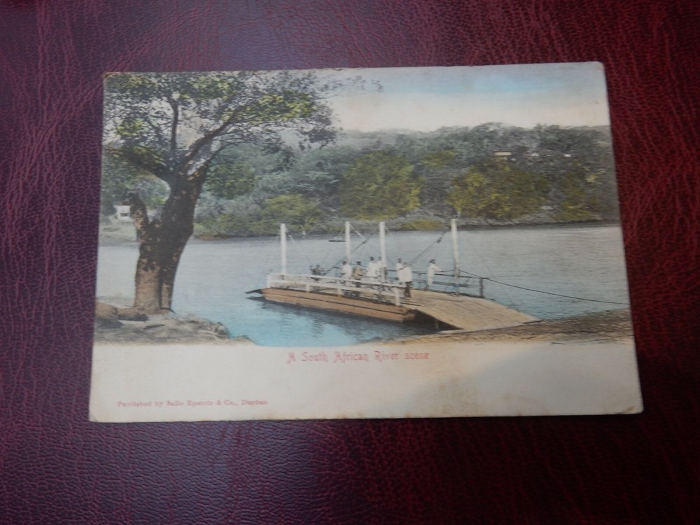 SOUTH AFRICA RIVER FERRY POSTCARD