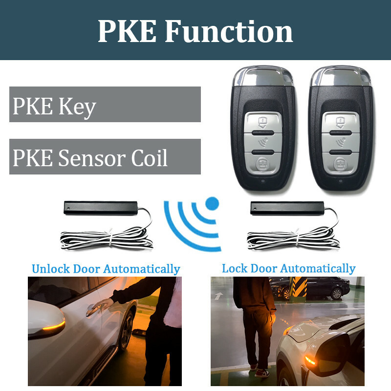 Car Alarm Remote Control Keyless Entry Engine Start Alarm Starter Stop System