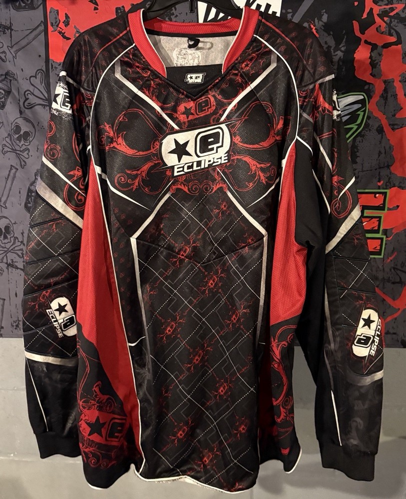 Planet Eclipse 2010 Distortion Paintball Jersey - Fire Men’s 3xl