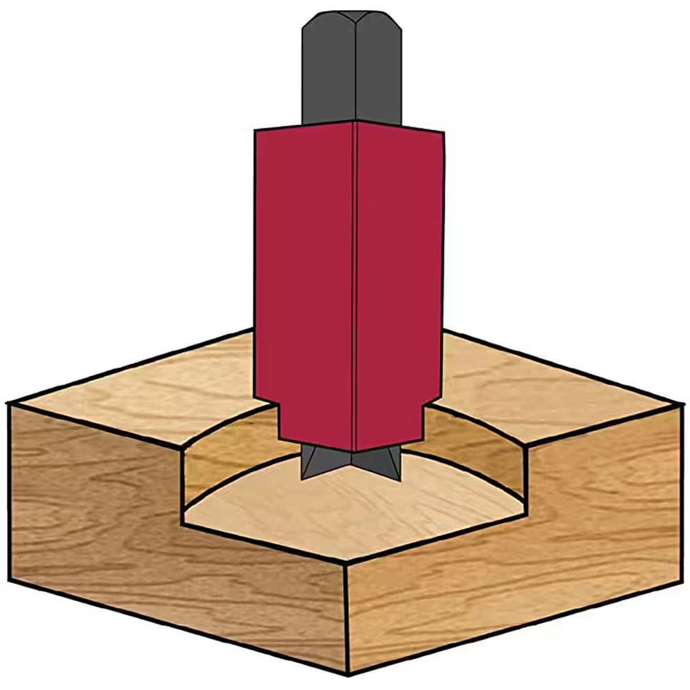 Corner Chisel Is Spring Loaded for Squaring Hinge Recesses