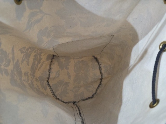 Honolua Surf Co. Back Pack / Beach Bag-Large With Zipper and Drawstring.