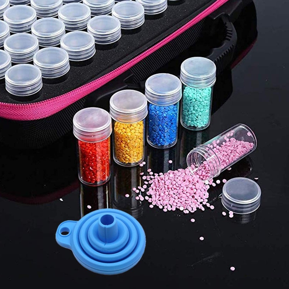 Collapsible Silicone Funnel for Diamond Art