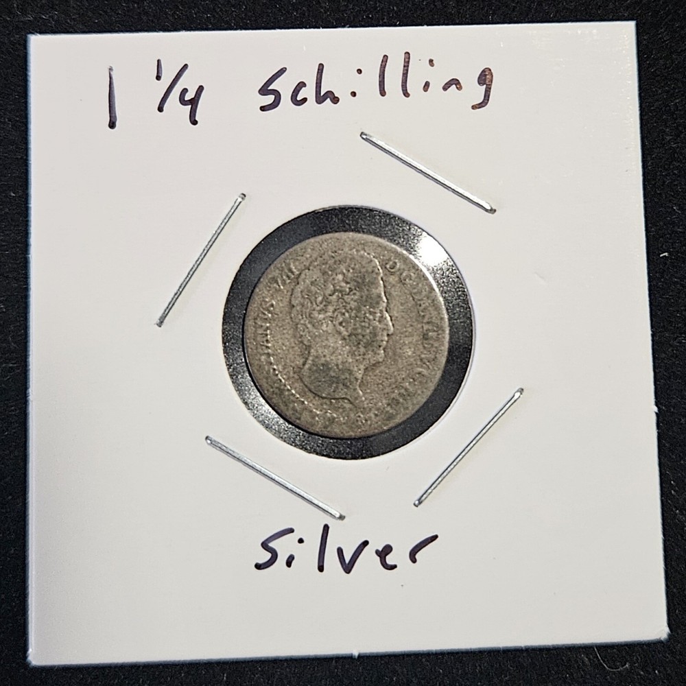1 1/4 Schilling Silver Coin
