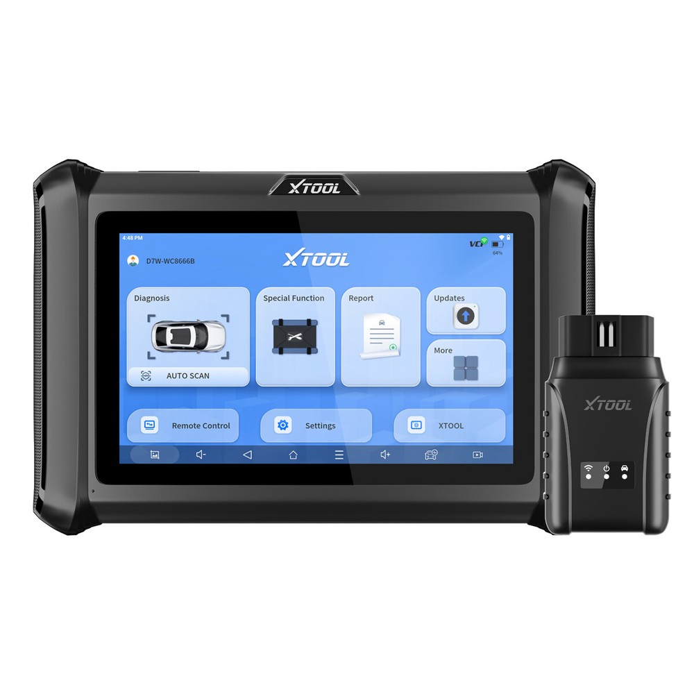2025 XTOOL D7W V2.0 All System Diagnostic Bidirectional Scanner Key Programmer
