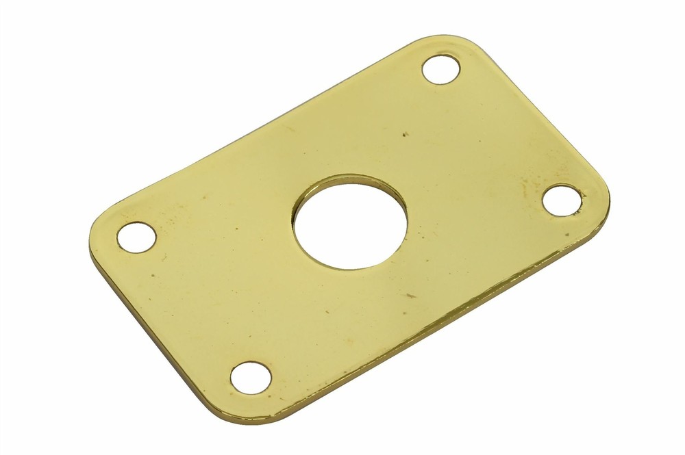 Curved Rectangular Metal Jack Plate Jackplate for Gibson® Explorer Gold