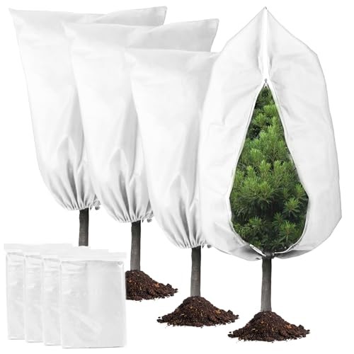 Plant Covers Freeze Protection White