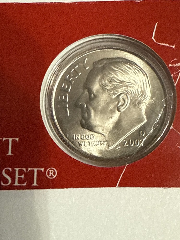 2007 D Roosevelt Dime