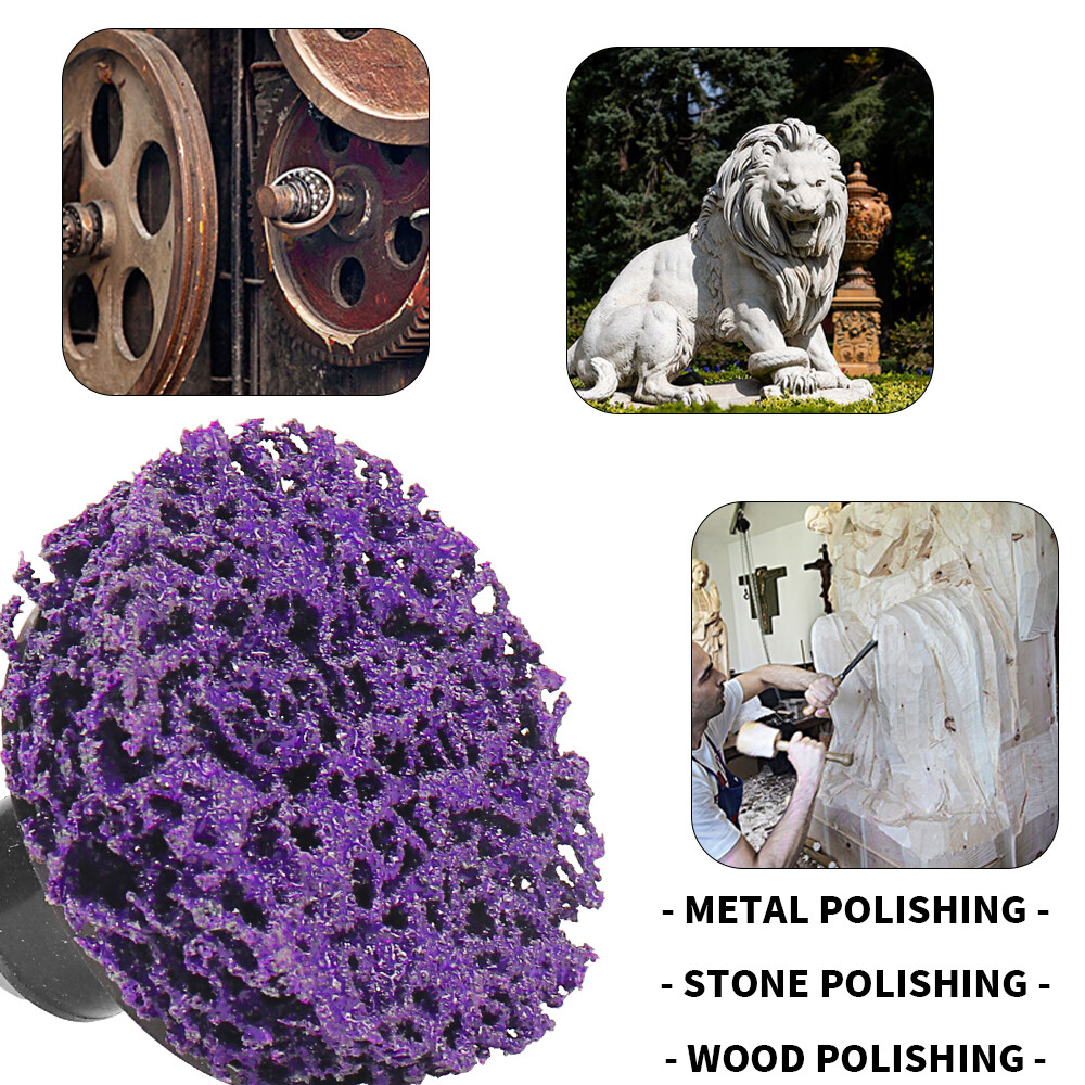 3" Quick Change R Type Easy Strip & Clean Discs for Paint Removal Rust Disc