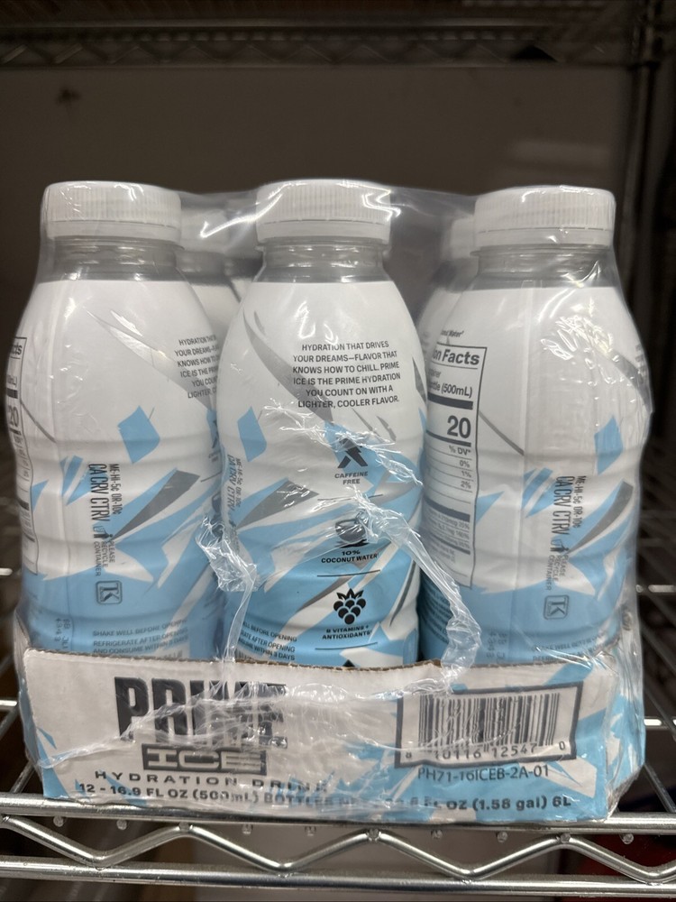 PRIME HYDRATION Drink (16.9oz) Sealed Case - Blue Chill