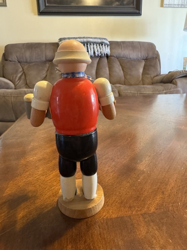 Vintage Authentic Wooden German Nutcracker Smoking Pipe