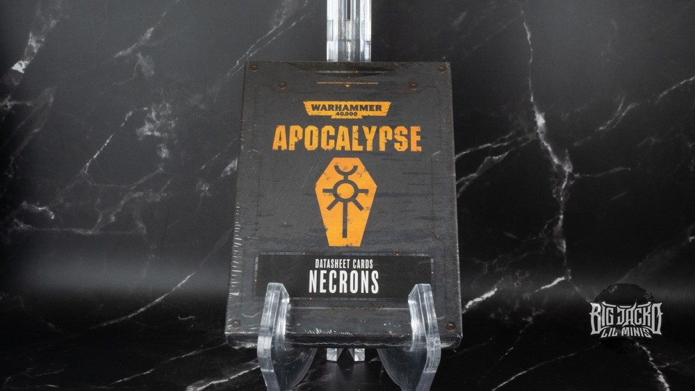 Necrons Apocalypse Data Cards Sealed OOP Warhammer 40K